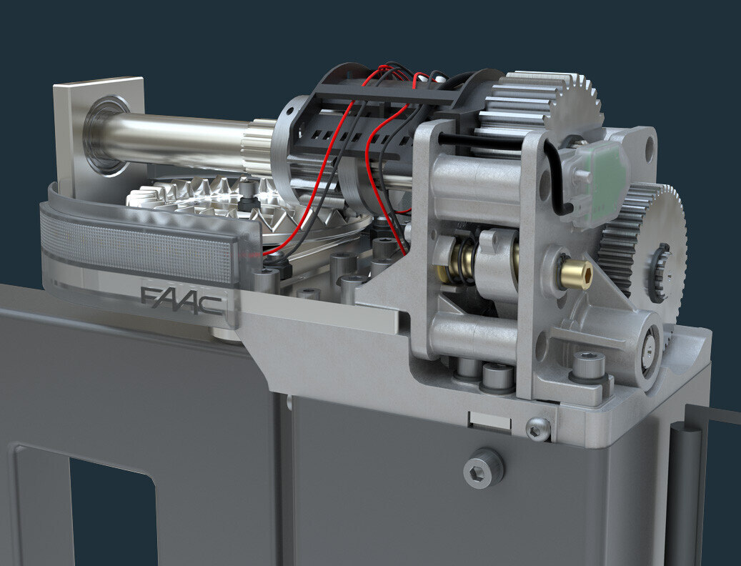 FAAC Drehtorantriebe Elektromechanische Technologie