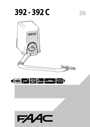FAAC 392 C Handbücher