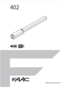 FAAC 402 Handbücher