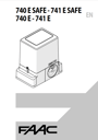FAAC 740 E - 741 E Handbücher