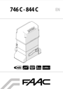 FAAC 746 C - 844 C (E781S LC) Handbücher