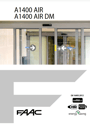 FAAC A1400 AIR Handbücher