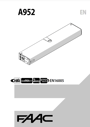 FAAC A952 Handbücher