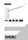FAAC B680H Handbücher