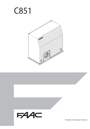 FAAC C851 Handbücher
