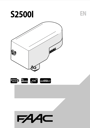 FAAC S2500I Handbücher