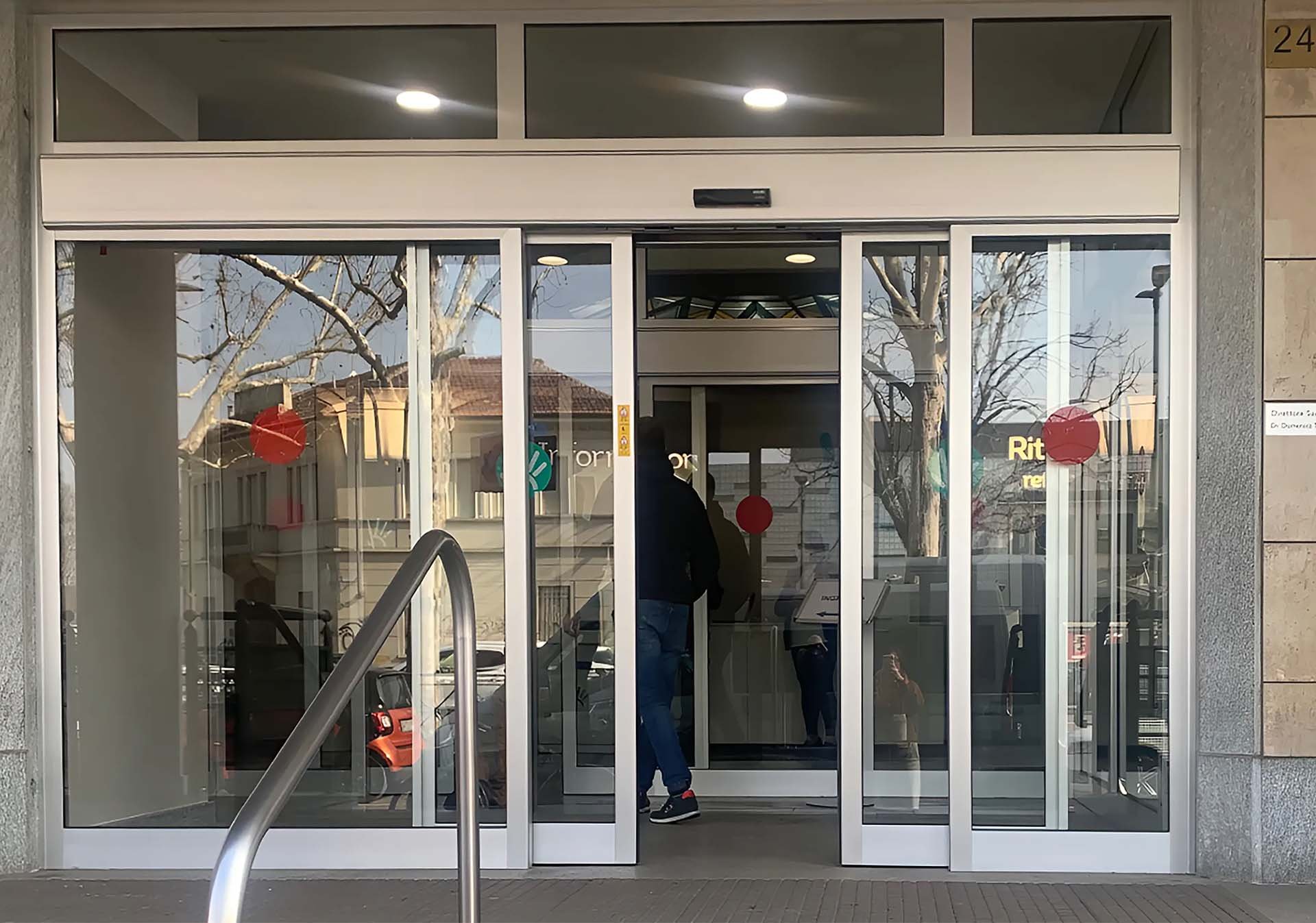 FAAC AIRSLIDE Schiebetür mit eingebauter Luftsperre