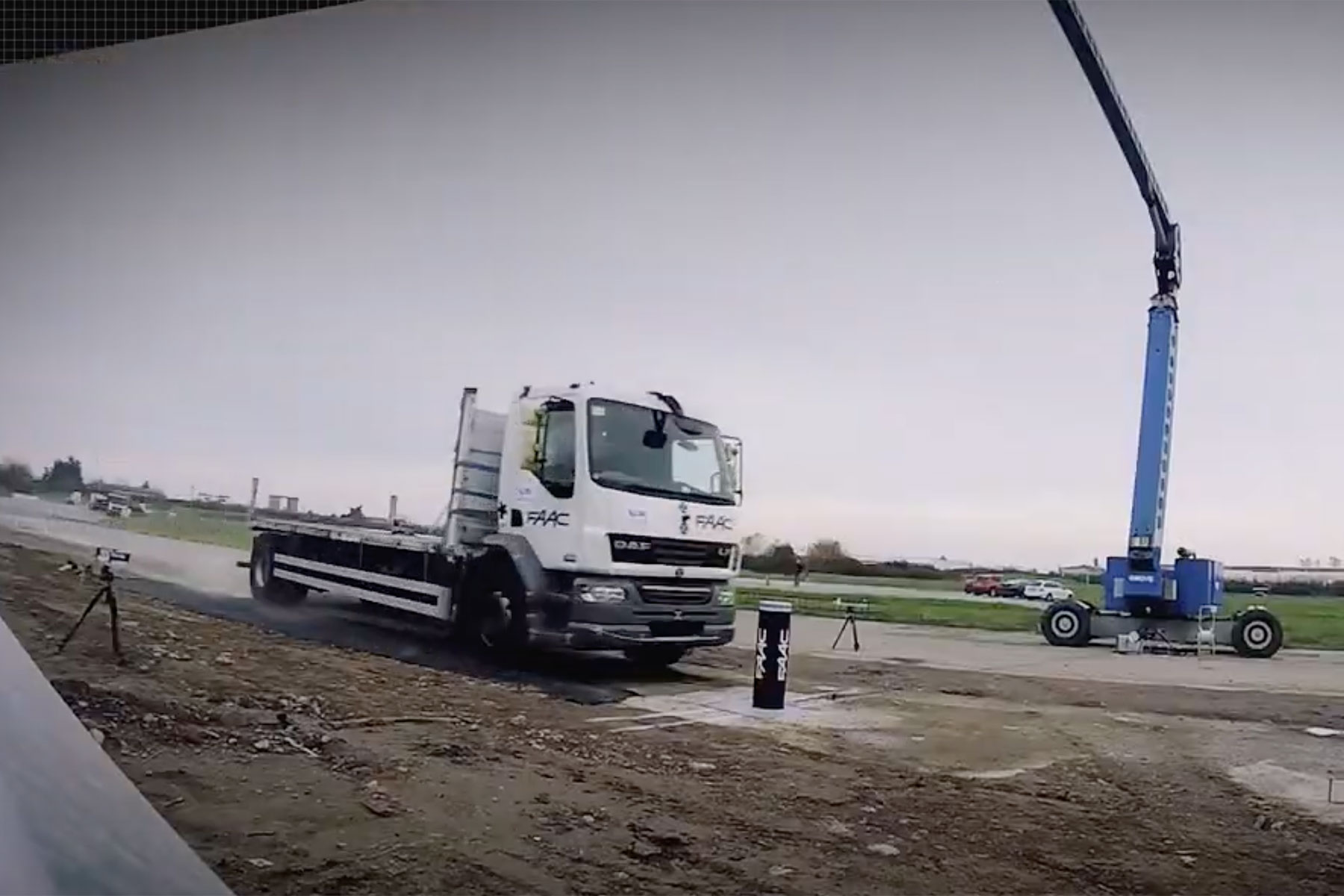 Unsere Hochsicherheitspoller im Crashtest